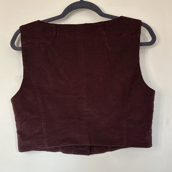 Madewell corduroy vest with mother of pearl buttons - Picture 2 of 8